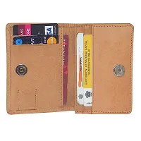 Style Shoes Tan Smart and Stylish Leather Card Holder-thumb1