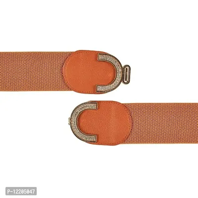 Women's Elastic & PU leather Belt-thumb3