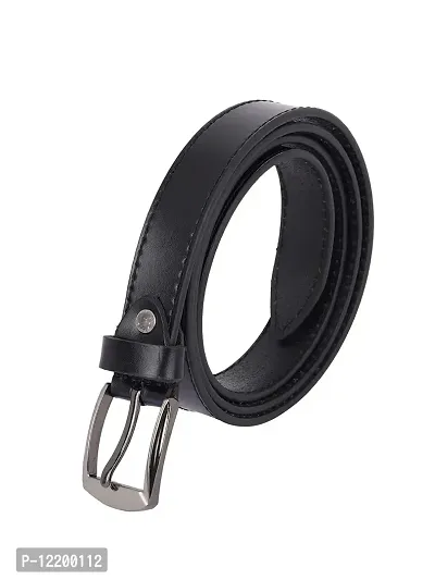 Women Casual, Formal, Evening, Party Black Genuine Leather Belt(34)-thumb4