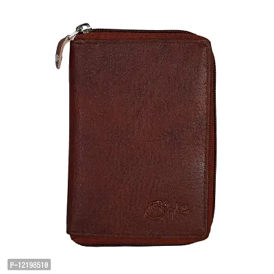 STYLE SHOES Brown Genuine Leather Wallet for Women Women-thumb2