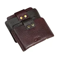 STYLE SHOES Women's Genuine Leather Credit & Debit Card Holder (361IB12, Black- Brown)-thumb4