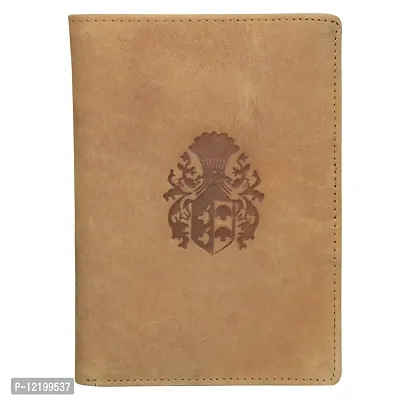 k.a.n Style Shoes Tan Smart and Stylish Leather Passport Holder