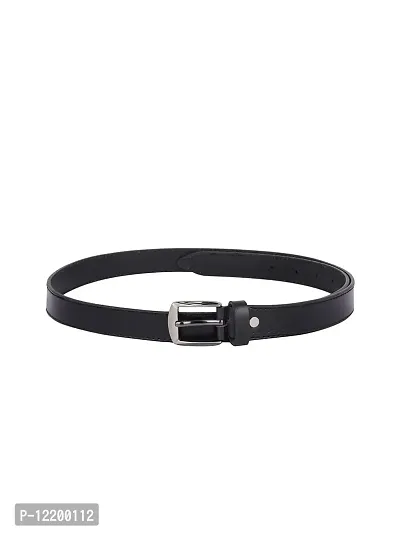 Women Casual, Formal, Evening, Party Black Genuine Leather Belt(34)-thumb0