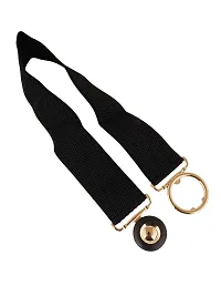 STYLE SHOES Black Women Wide Elastic Belt For Dress Ladies Stretchy Belt Interlocking Buckle(8019IA)-thumb2