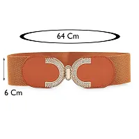 Women's Elastic & PU leather Belt-thumb3