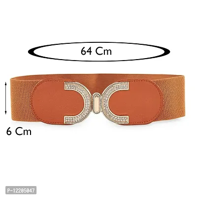 Women's Elastic & PU leather Belt-thumb4
