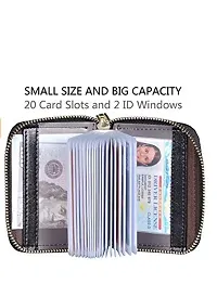 Style98 Black Leather Card Holder Card case Money Purse Wallet (Black)-9161QL8-IA-thumb2