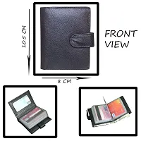 STYLE SHOES Leather Black ATM, Visiting , Credit Card Holder, Pan Card/ID Card Holder for Men and Women-thumb2