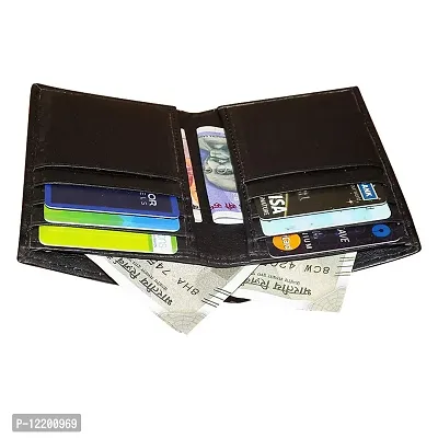 Style98 Leather ATM Credit Card Holder Cum Pocket Money Wallet For Boys, Girls, Men & Women-thumb3