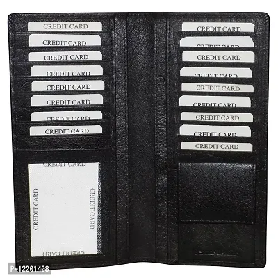 Style Shoes Black Smart and Stylish Leather Card Holder-thumb3