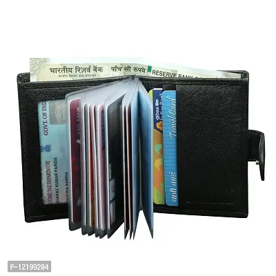 Genuine Leather Black Business Card Book||Credit Card Holder||Wallet||Card Holder-thumb2