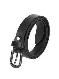 Women Casual, Formal, Party Black Genuine Leather Belt(44)-thumb3