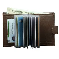 Genuine Leather Black Business Card Book||Credit Card Holder||Wallet||Card Holder-thumb1