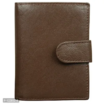 Style Shoes Brown Smart and Stylish Leather Card Holder-thumb0