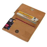 Style Shoes Tan Smart and Stylish Leather Card Holder-thumb2