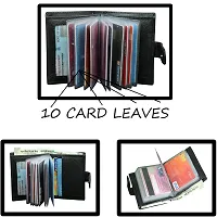 STYLE SHOES Leather Black Card Wallet, Visiting , Credit Card Holder, Pan Card/ID Card Holder for Men and Women-thumb1