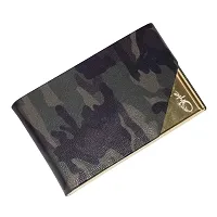 Style98 Leather Unisex Card Holder (Gold)-thumb4