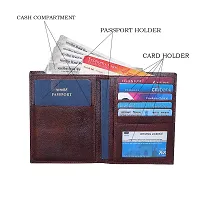 Style98 Shoes Genuine Leather Passport Holder Passport Cover Card Holder for Men & Women - 9167KC1-BB-thumb1