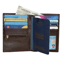 Genuine Leather Brown Card Holder||Card Case||Carry Cash for Men-thumb1