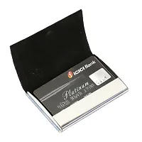 STYLE SHOES Polyurethane Unisex Card Wallet(sky blue)-thumb1