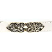 RAI SAHAB Women Belt Casual Thin Belt For Dress Skirt Waist Heart Shape Ladies Designer WaistbandLBE8016IW32-thumb1