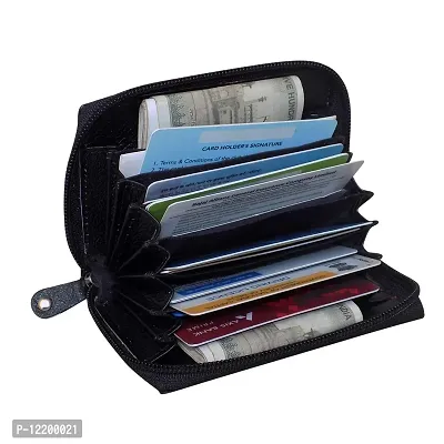 STYLE SHOES Genuine Leather Card Holder||Debit/Credit /ATM Card Holder for Men and Women 10 Card Holder-thumb3