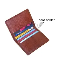 Style Shoes Leather ATM Credit Card Holder Cum Money Clip Wallet-thumb3