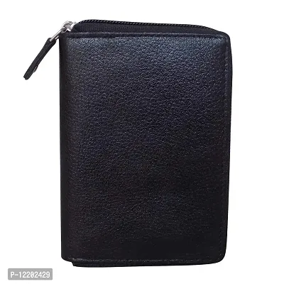 STYLE SHOES Leather Black Card Wallet, Visiting , Credit Card Holder, Pan Card/ID Card Holder for Men and Women-thumb0