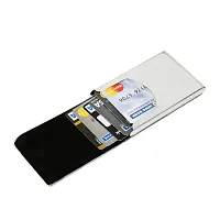 STYLE SHOES Polyurethane Unisex Card Wallet(light blue)-thumb3