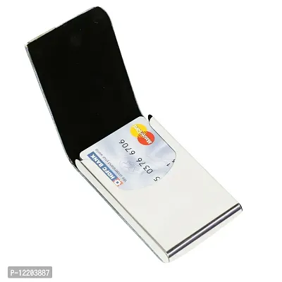 STYLE SHOES Polyurethane Unisex Card Wallet(light blue)-thumb0