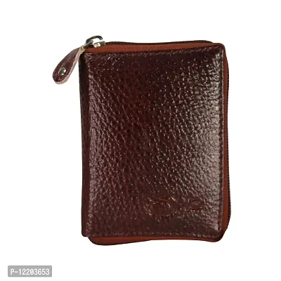 STYLE SHOES Genuine Leather Brown Card Holder||Debit/Credit /ATM Card Holder for Men and Women 15 Card Holder