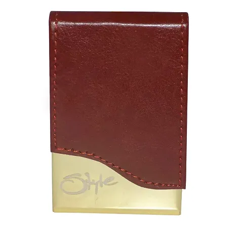 STYLE SHOES Leather Card Wallet, Visiting , Credit Card Holder, Pan Card/ID Card Holder for Men and Women