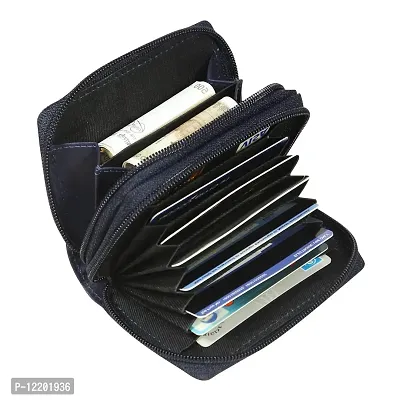 STYLE SHOES Pure Leather Navy blue Women Multi Purpose Card Holder Wallet for Women,Girls,Men & Boys-thumb4