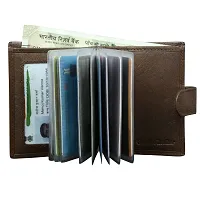 STYLE SHOES Leather Brown ATM, Visiting , Credit Card Holder, Pan Card/ID Card Holder for Men and Women-thumb2