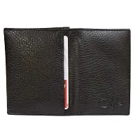 Style Shoes Black Genuine Leather Money Clip Wallet Cum Credit Card Holder for Men and Boys -33850HA3-thumb4