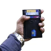 Genuine Leather Black Business Card Book||Credit Card Holder||Wallet||Card Holder-thumb4