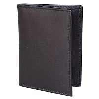 style98 Style Shoes Black Smart and Stylish Leather Card Holder-thumb4