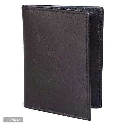 style98 Style Shoes Black Smart and Stylish Leather Card Holder-thumb5