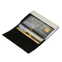 STYLE SHOES Polyurethane Unisex Card Wallet(sky blue)-thumb2