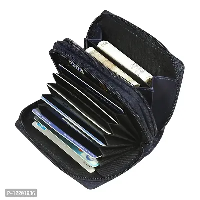 STYLE SHOES Pure Leather Navy blue Women Multi Purpose Card Holder Wallet for Women,Girls,Men & Boys-thumb2