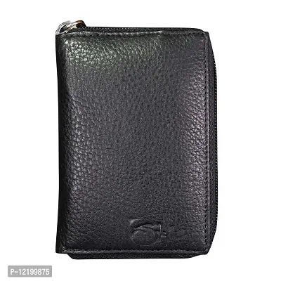 STYLE SHOES Leather Brown Card Holder Wallet Credit Card ID Card Holder Men & Women