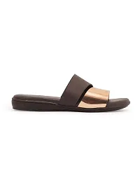 STYLE SHOES Women's Brown Stylish & Comfortable Flatl Sandals-thumb3