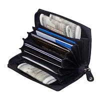 STYLE SHOES Genuine Leather Card Holder||Debit/Credit /ATM Card Holder for Men and Women 10 Card Holder-thumb1