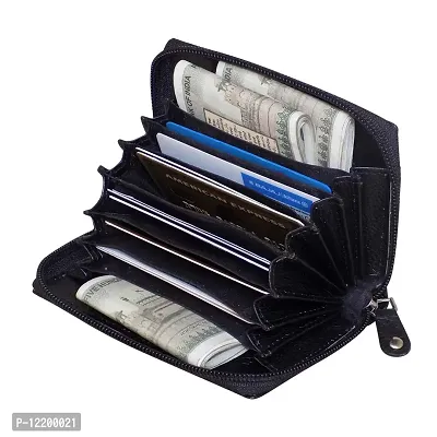 STYLE SHOES Genuine Leather Card Holder||Debit/Credit /ATM Card Holder for Men and Women 10 Card Holder-thumb2