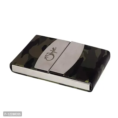 Style Shoes Green Smart and Stylish Leather Card Holder-thumb4