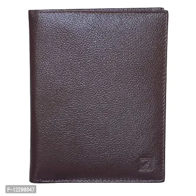 Style Shoes Brown Smart and Stylish Leather Passport Holder-thumb0