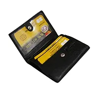 STYLE SHOES Leather Black ATM, Visiting , Credit Card Holder, Pan Card/ID Card Holder for Men and Women-thumb3