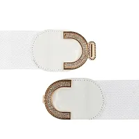 Women's Elastic & PU leather Belt(LBE8011IW)-thumb3