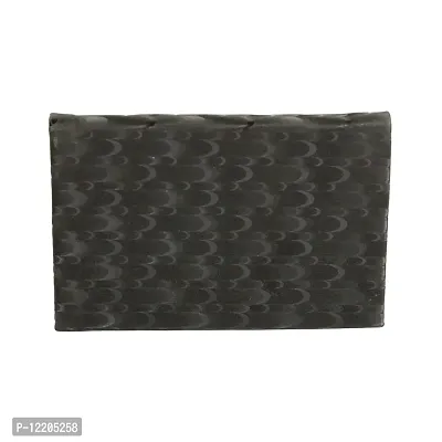 STYLE SHOES Polyurethane Unisex Card Wallet(black)-thumb5