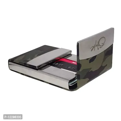 Style Shoes Green Smart and Stylish Leather Card Holder